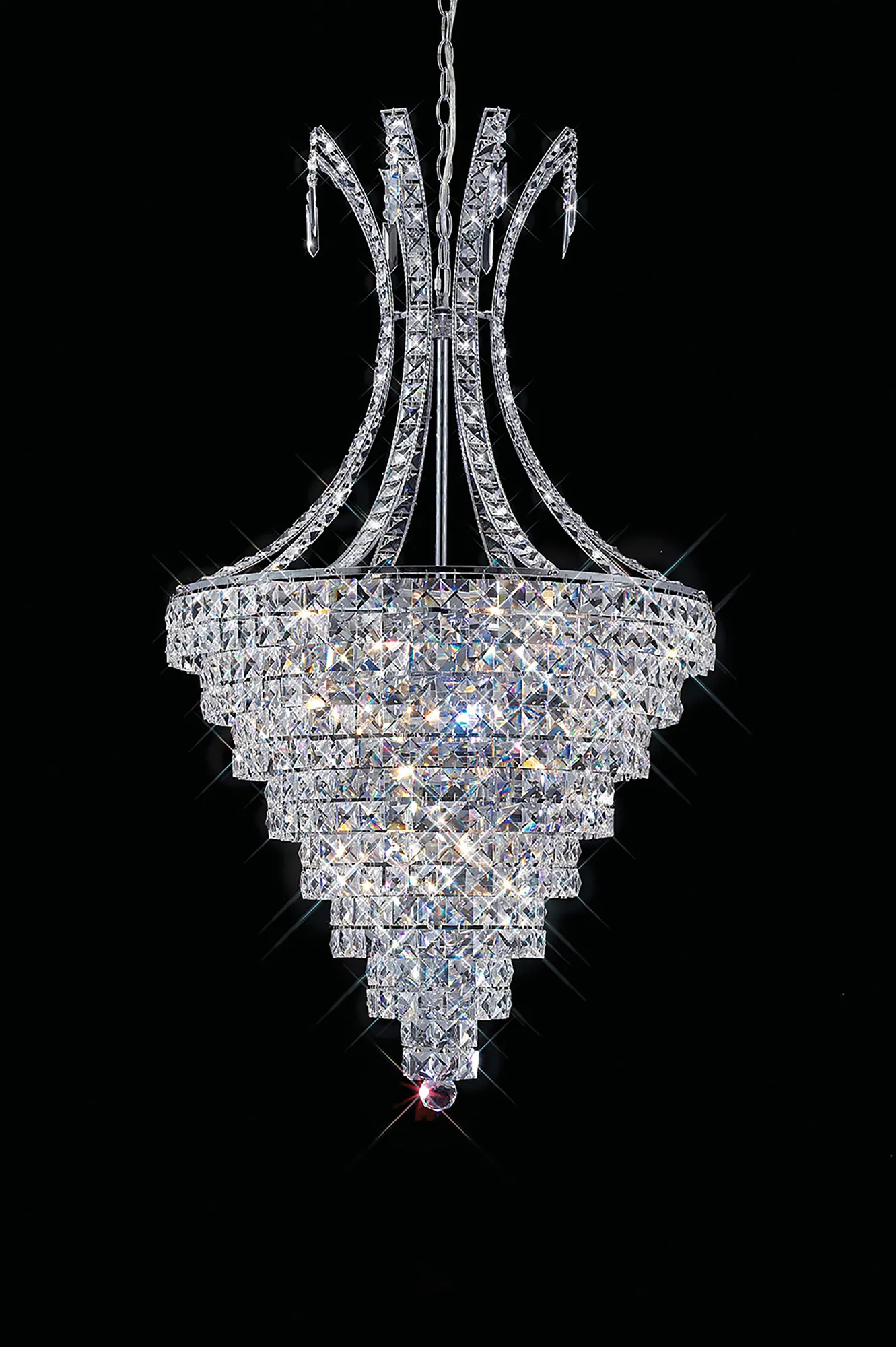 Kanya Crystal Ceiling Lights Diyas Statement Crystal Fittings Kanya Crystal Ceiling Lights Diyas Statement Crystal Fittings